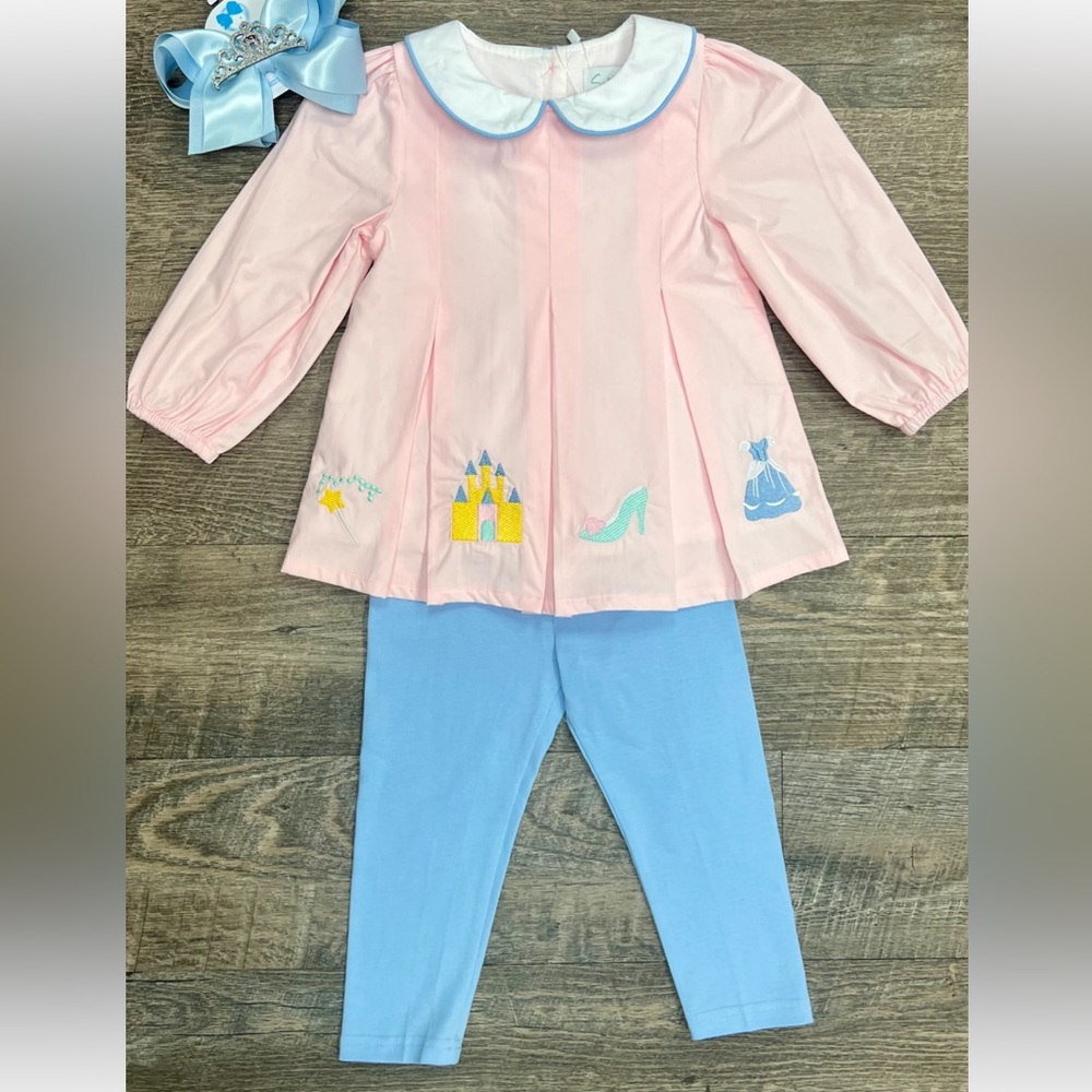 NWT Disney Once Upon A Time Girl Set from Awe Smocks